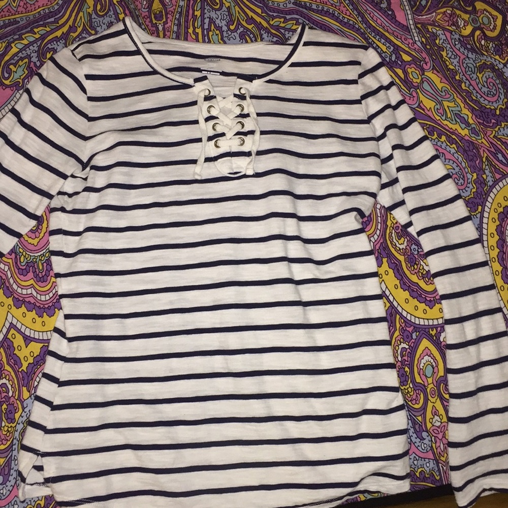 Long sleeve striped shirt